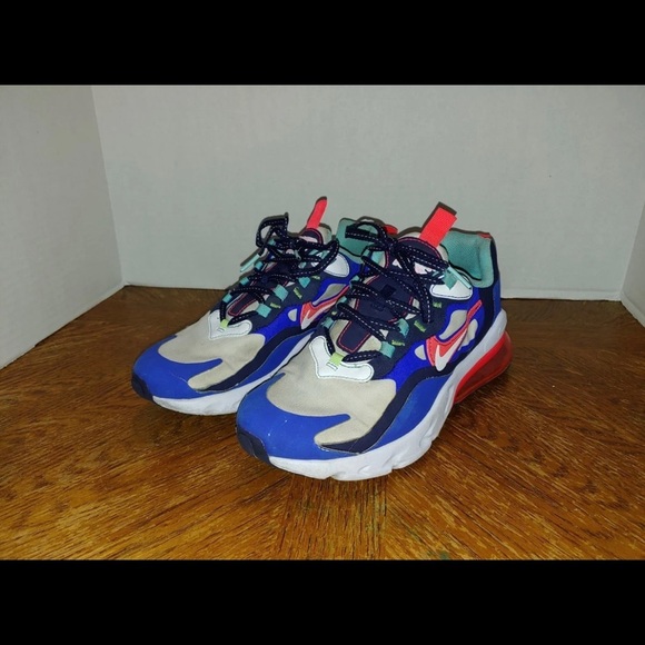 Nike Air Max 270 React SE (GS)Youth size 7 Metallic CU6697 001. - Picture 10 of 11